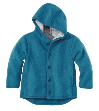 Disana Wollwalkjacke blau 74/80
