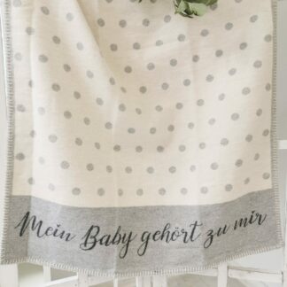 Mein Baby gehört zu mir - Babydecke