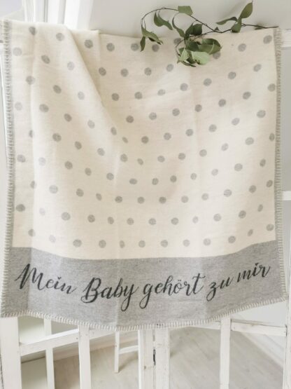 Mein Baby gehört zu mir - Babydecke