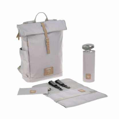 Wickelrucksack Rolltop Backpack Grey - Lässig – Bild 2