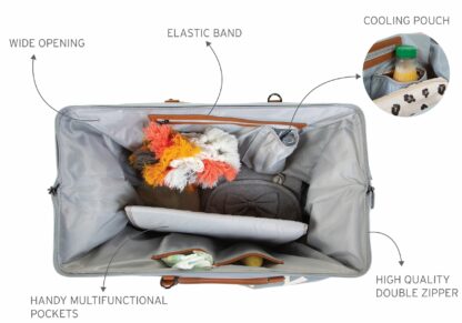 Childhome - Mommy Bag Wickeltasche - Grau Offwhite – Bild 5